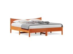 Bed Frame, Bed Frames Vidaxl Madeira De Pinho (200 X 200 Cm)