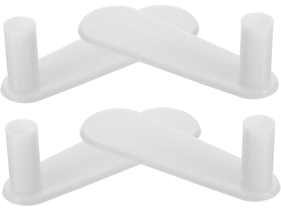 Conjunto De 4 Peças Acessórios Para Suporte Cortina Cama, Incluindo Pé De Pressão Para Mosquiteiro, Suporte Para Cama