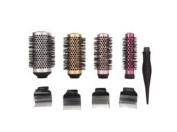 2026 set de 4 Pentes Redondos para Cabelo com Cilindros de Diferentes Diâmetros, Cabo Confortável para Secagem e Penteado