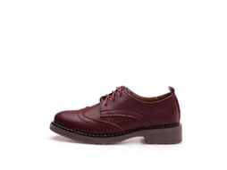 2026 sapatos Oxford Feminino Vintage Estilo Britânico em Couro Genuíno Casual de Cinto Planos Brogue