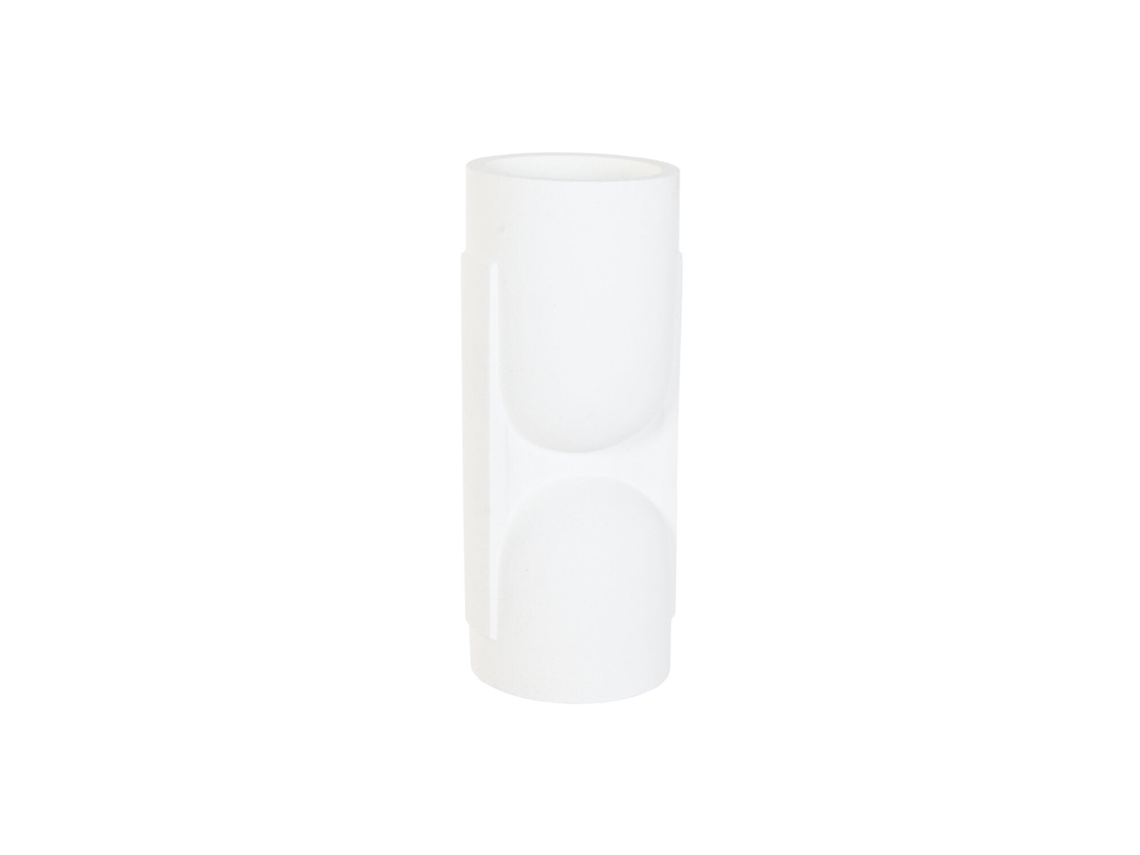 Vaso de Magnésia Rugosa Cor Creme, 38x38x91cm ALEXANDRA HOUSE LIVING