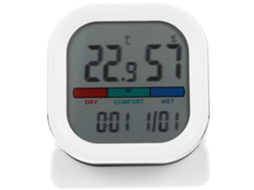 Termômetro e Higrômetro Digital Inoomp para Medir Umidade e Temperatura Ambiente com Visor Grande, para Residências, CHABERLU