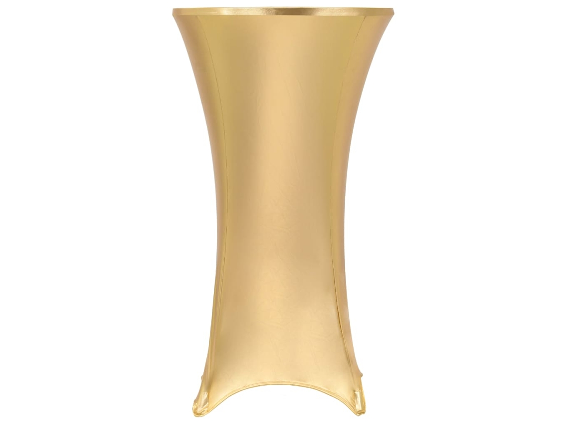 Vidaxl 2 Pcs Capas Extensíveis Para Mesa 80 Cm Dourado