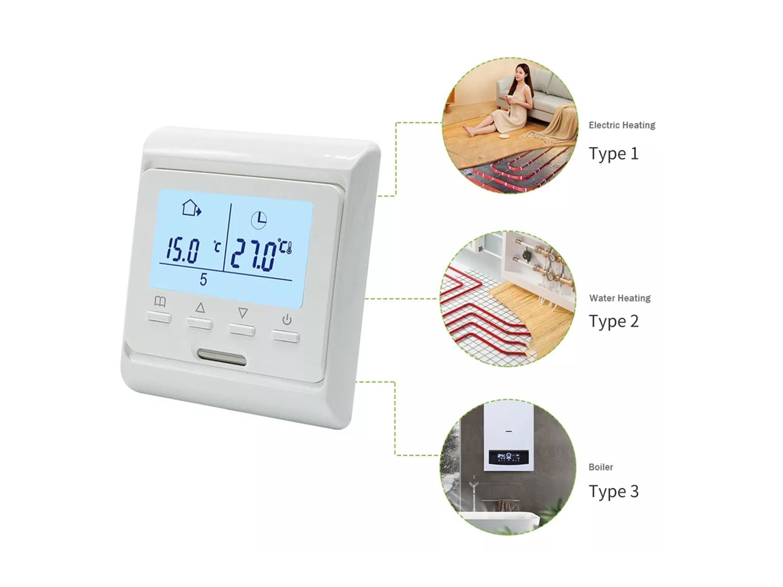 Termostato Digital Inteligente Com Tela Lcd 2.6 Polegadas