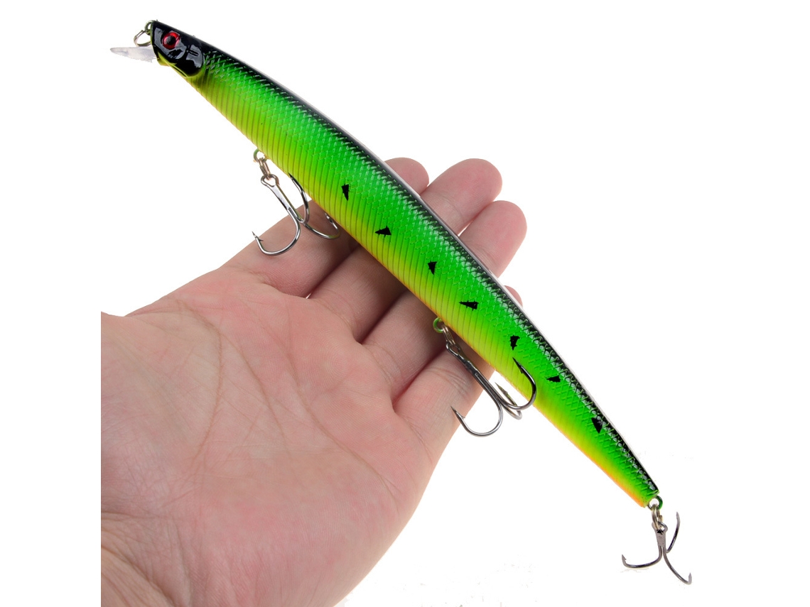 (estilo 21) Isca Em Formato De Peixinho, 18 Cm, 24 G, Com Ponteiro Laser