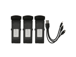 3 baterias de lítio 3,7 V 1800 mAh para drones de controle remoto SG S6 G6 Q6 Quadcopter
