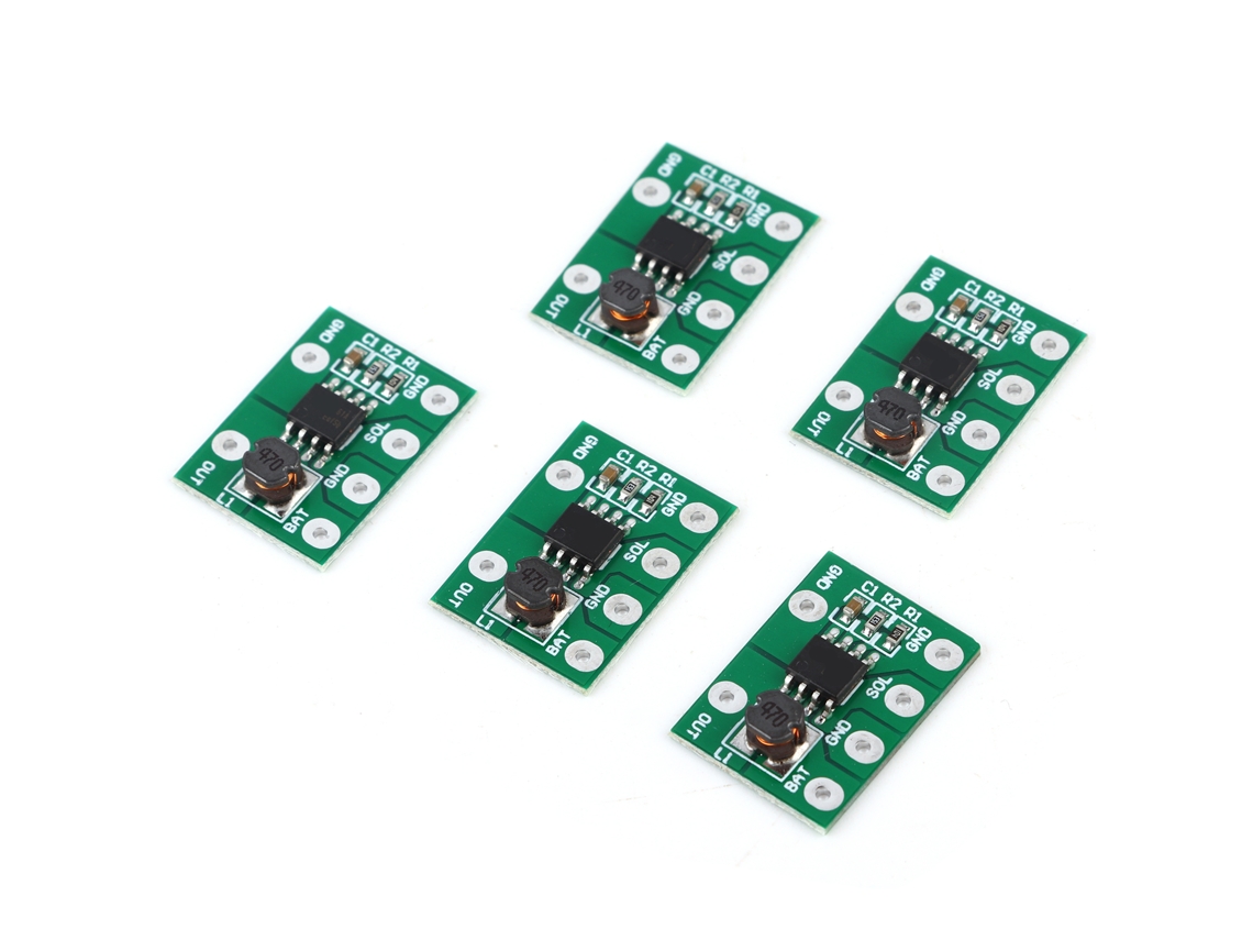 Conjunto de 5 Placas de Circuito Controlador de Carga Solar Rd1.2 para Lâmpada Paisagística Solar