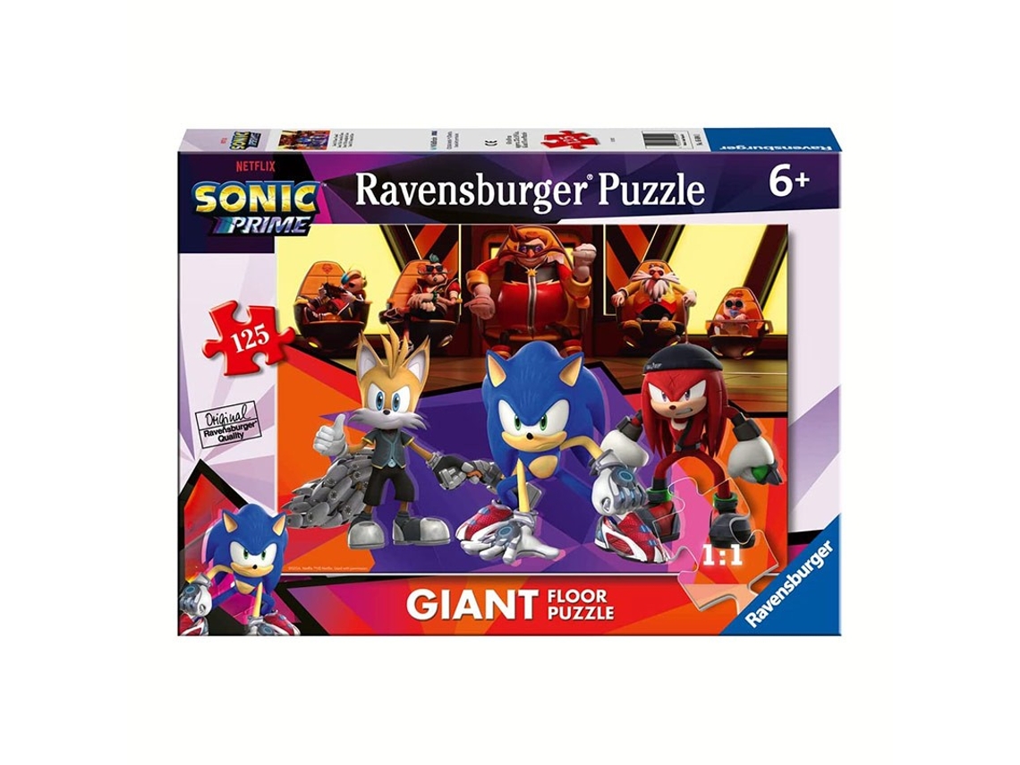 Puzzle 125p gigante sônico RAVENSBURGER (Idade minima recomendada: 6 anos)