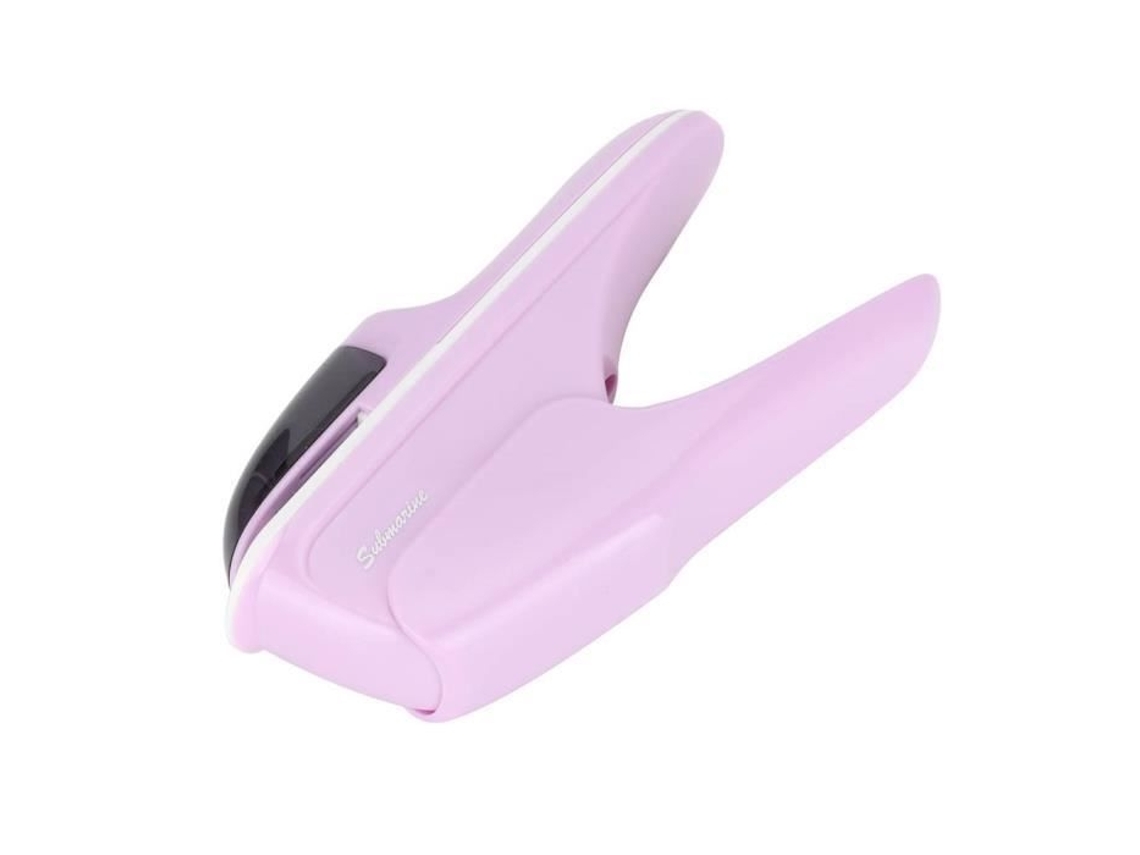 Grampeador Manual Sem Grampos Duokon Ecológico Branco Aquaforge
