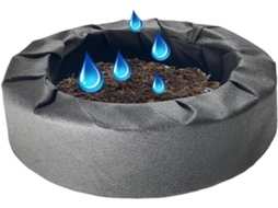 Vaso para Lírio d'água Vaso Flutuante de Tecido de 18 Cm, Floreira Decorativa para Lagos e Jardins Aquáticos, Cesto CHABERLU