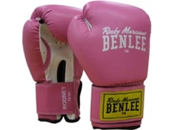 Luvas de Boxe BENLEE Rodney 12 Oz Rosa/Branco