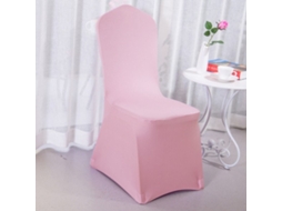 1 Pacote Removível Protetor de Capa de Cadeira de Sala de Jantar para Casa Restaurante-Rosa Claro Engrossado EVELTEK 40x90x38CM