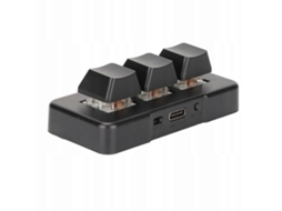 Mini Keypa Teclado Programável De 3 Teclas Everley891