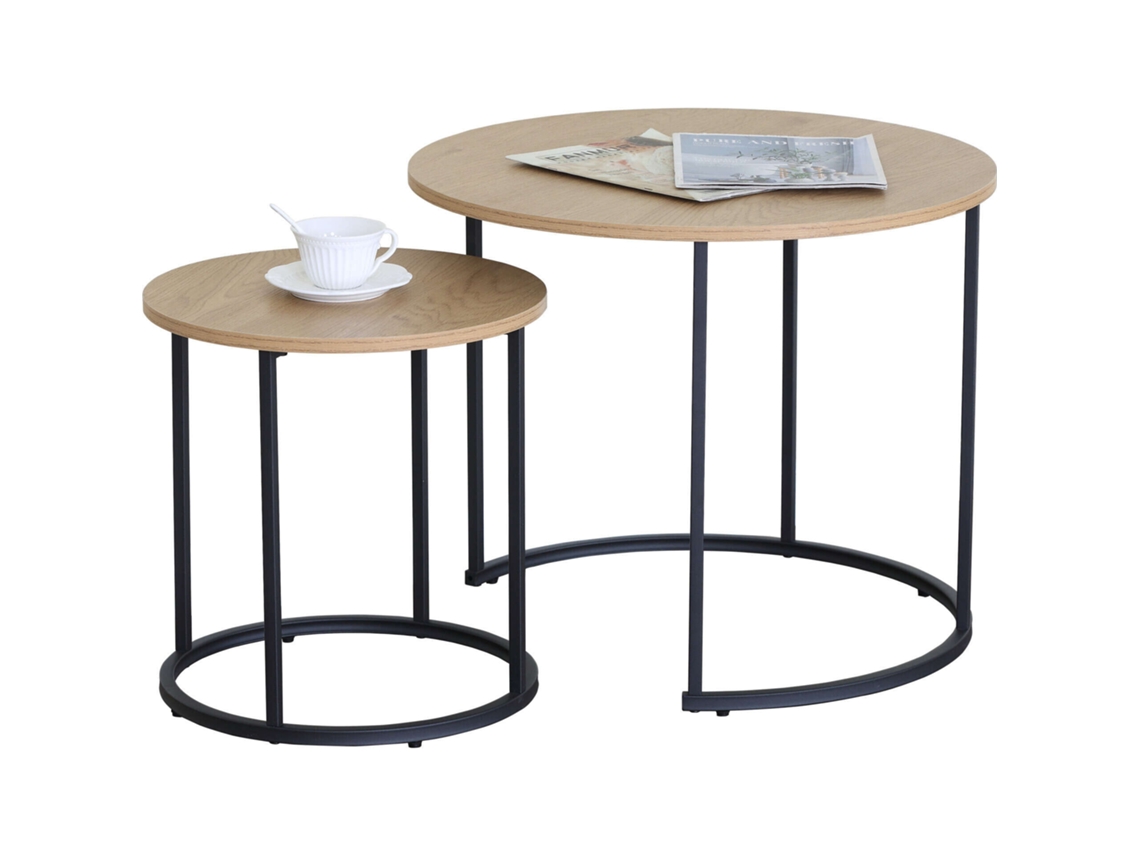 Conjunto 2 Mesas de Apoio Minimal KASA