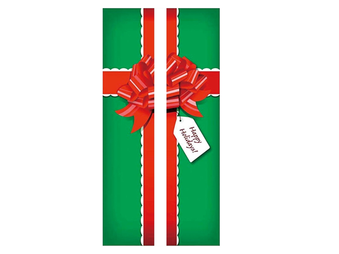 Adesivos Decorativos Janela Natal Padrão 2pcs 38.5x152cm