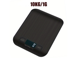 (preta) Balança Eletrônica Digital Lcd De 10kg, Balança De Cozinha Doméstica, Precisão De 1 Grama