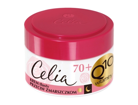 Q10 Anti Wrinkle Rich Day Night Cream With Collagen, Age 70, 50ml Celia