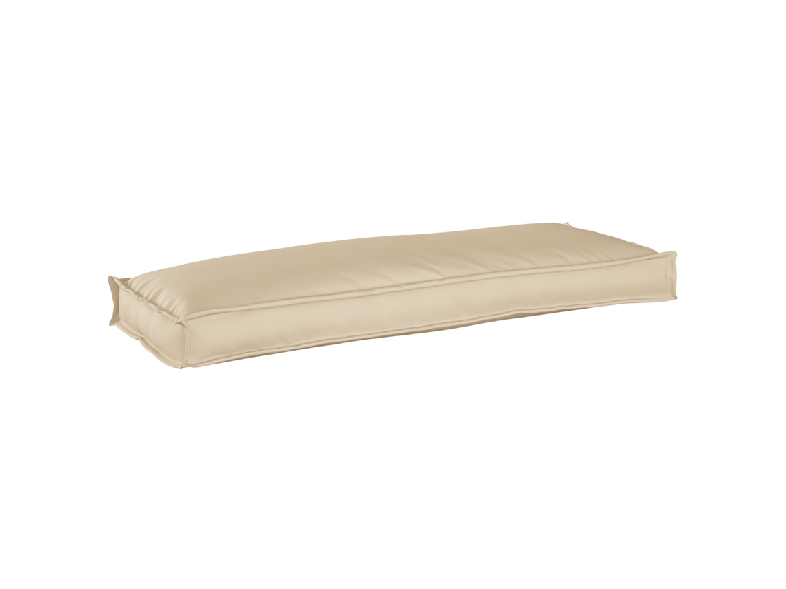 Conjunto 1 Almofada Moderna Vidaxl Bege Oxford (110 X 40 X 8 Cm)