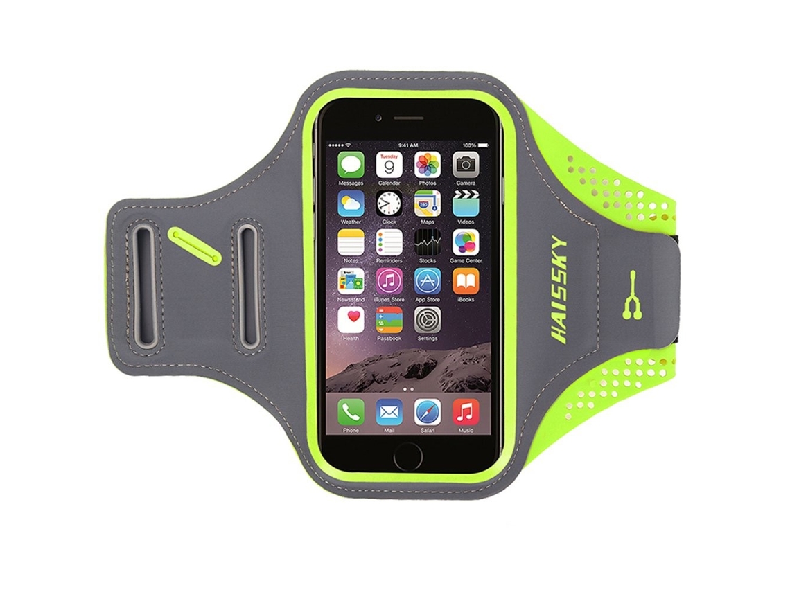 Capa Protetora Para Celular Haissky's Smooth, Braçadeira Para Corrida E Cinto.