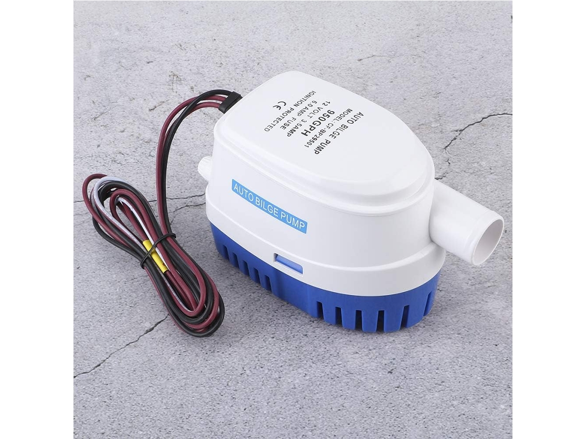 Bomba de porão SFUSHOS, submersível, aço inox, 950 Gph, 12 V
