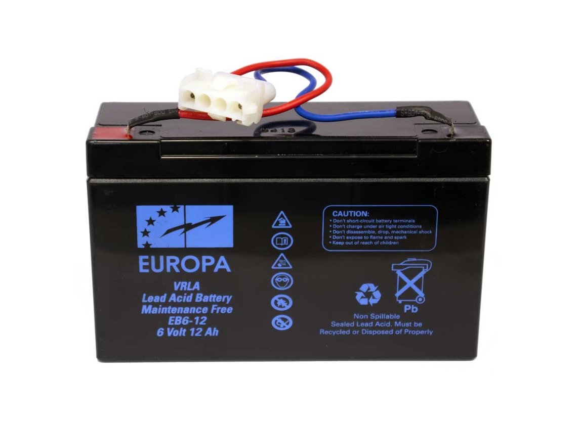 Bateria 6V 12A Pretoanatec