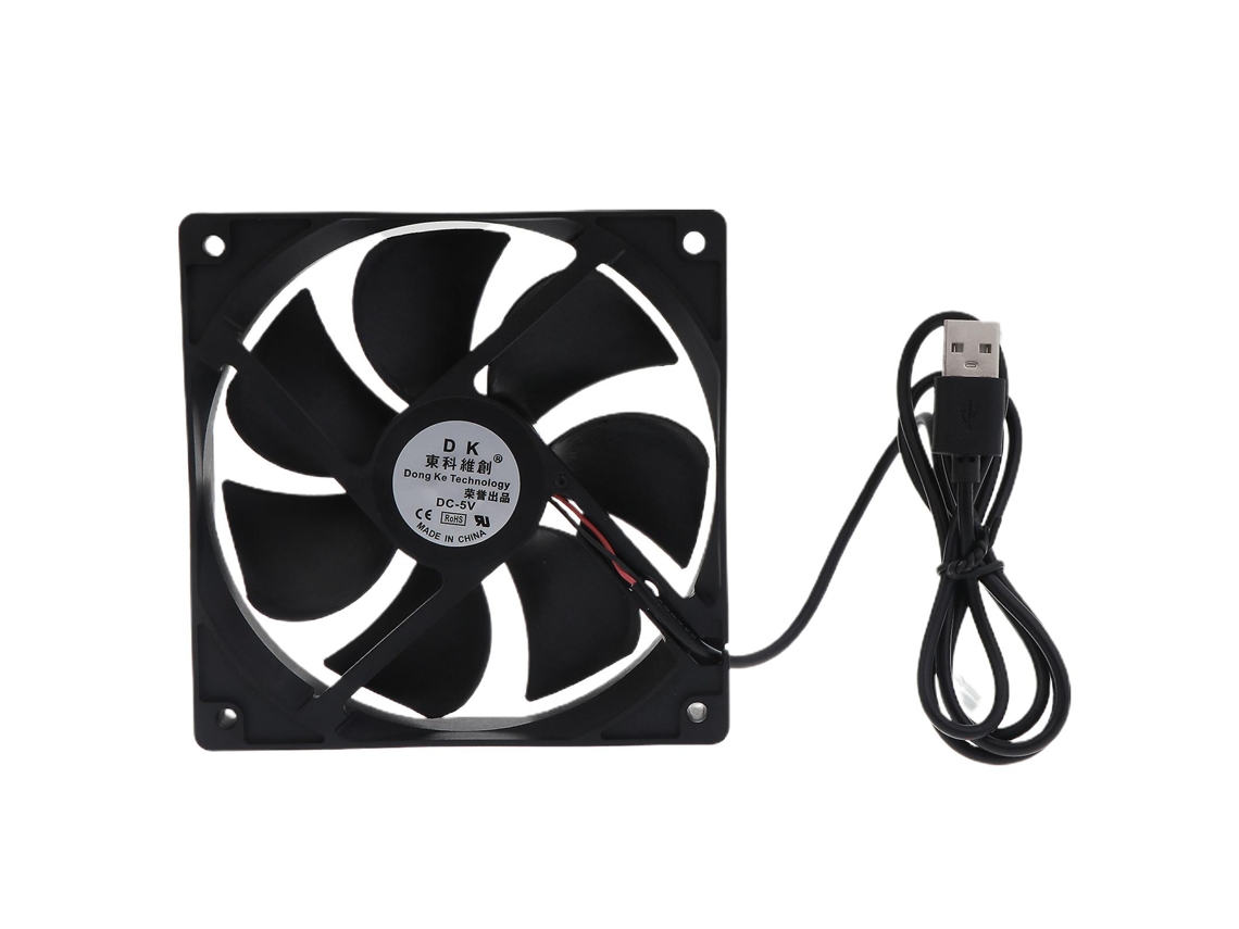Rolamento Poroso Do Fã Silencioso Do Usb 5v De 120mm Para Refrigerar Do Armário Do Computador Do Receptor Dvr