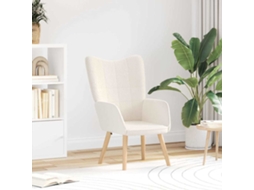 Vidaxl Poltrona Creme 62 X 67 X 95,5 Cm Tecido Sherpa