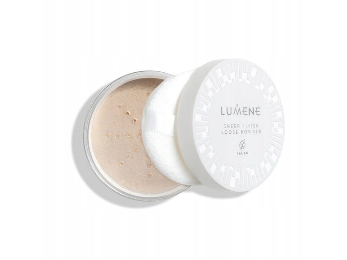 Nordic Chic Sheer Loose Setting Powder, 8g Transparent Finish For A Flawless Look Lumene