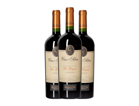 Vinho CASA SILVA Los Lingues Carmenère Valle de Colchagua (0.75 L - 3 Unidades)