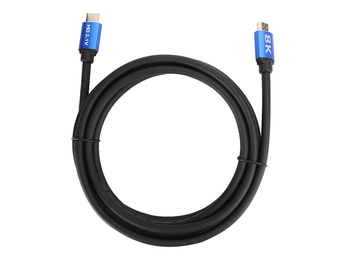 Cable Hdmi 2.1 8k de 3 M, Aleación de Aluminio, Imagen Súper Nítida para Tv, Ordenador, Ps4, Xbox, 48 Gbps, 7680x4320