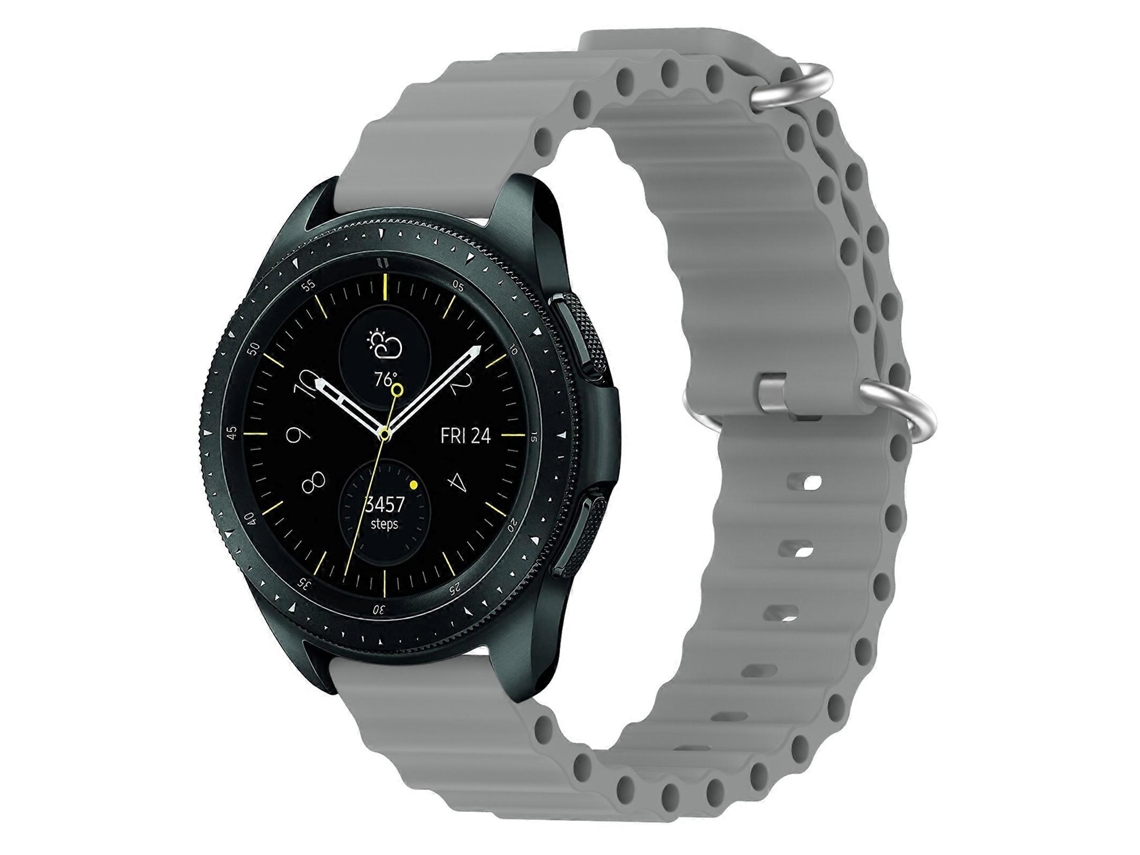 Pulseira De Silicone De Cor Sólida Estilo Oceano Para Samsung Galaxy Watch 42mm 20mm