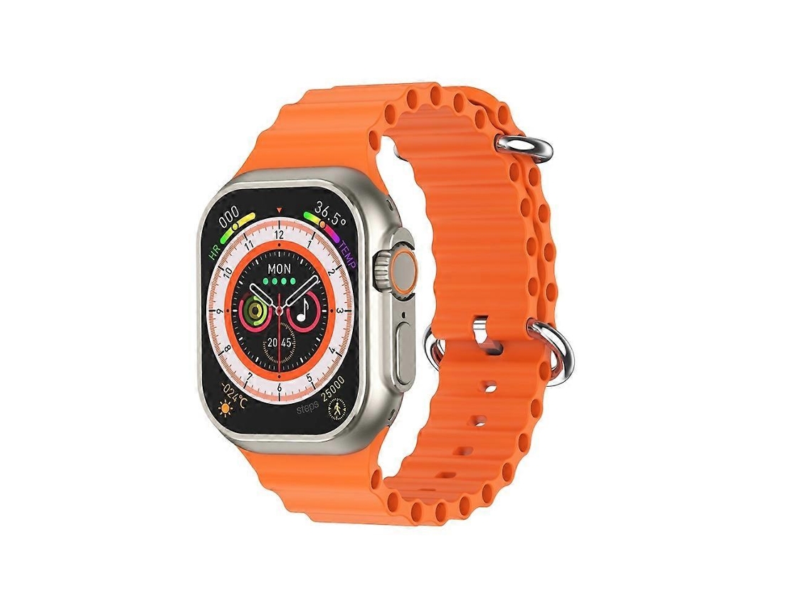 Smartwatch W800 Ultra com tela colorida de 2,02 polegadas, monitor de frequência cardíaca e pressão arterial. Ly Ebike