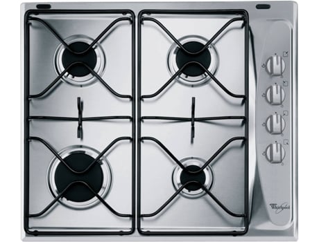 Placa de Gás WHIRLPOOL AKM 268/IX (Gás Butano-Propano - 58 cm - Inox)
