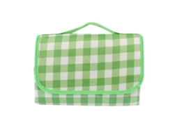 Manta de Piquenique Business Impermeável Xadrez Verde 200x200cm | S/MARCA