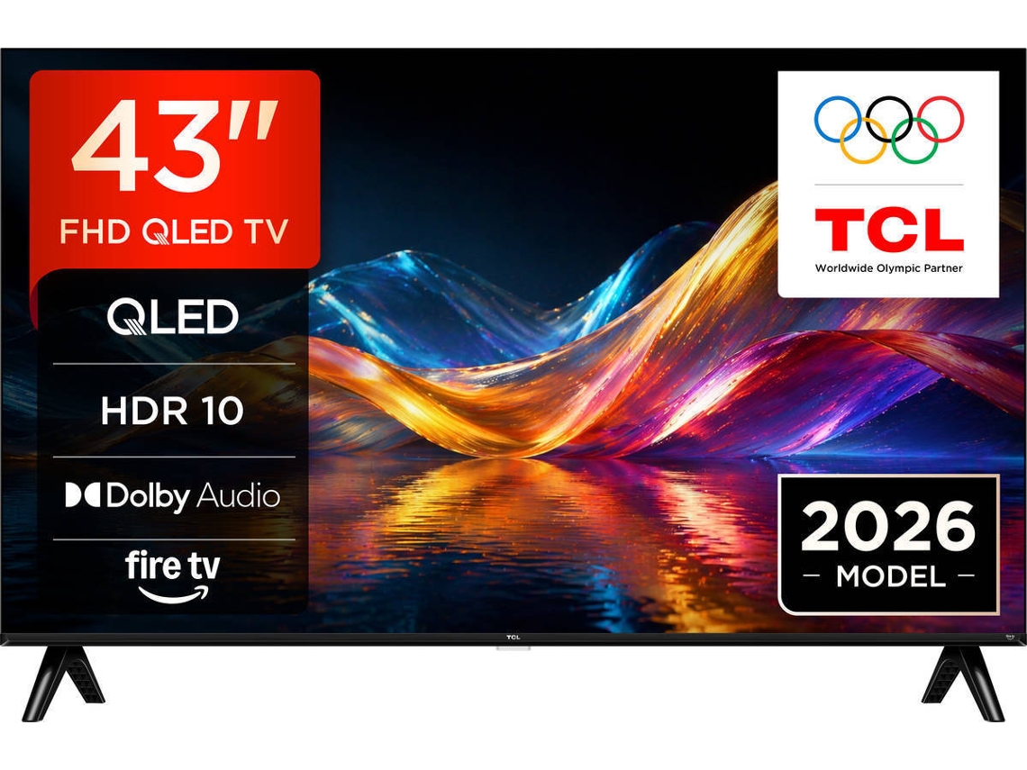 TV TCL 43V5D (QLED HD - 43'' - 109 cm - Full HD - Smart TV)