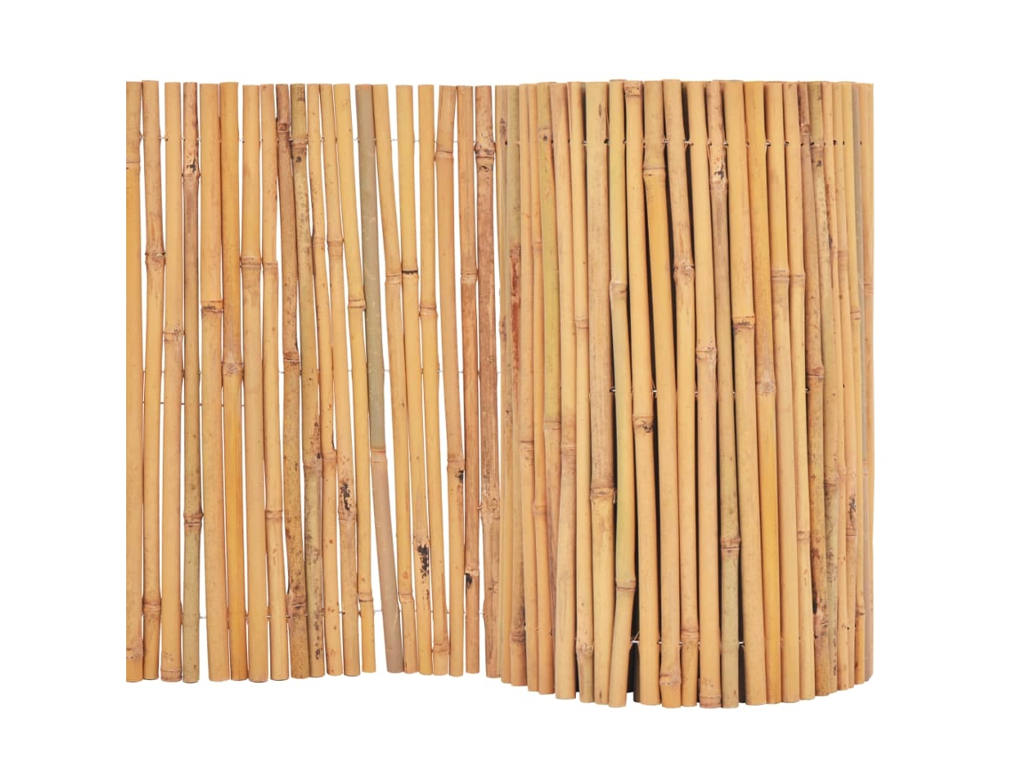 Garden Fence, Garden Fences Vidaxl Marrom Bambu (500 X 30 Cm)