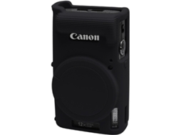 Capa Silicone HEXINYIGJLY para Canon Ixy 650/elph 360tampa Objetiva Removível, Anti Risco, Tripé Preto