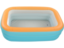 Piscina Inflável Dobrável de 3 Camadas para Fácil Armazenamento, com Função Inflar e Desinflar CHABERLU