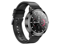 Relógio Inteligente AMOLED Bestvite com Monitoramento de Saúde e Chamadas para Fitness e Trabalho (Preto)