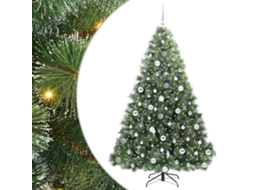 Conjunto 1 Decoração Sazonal Vidaxl Verde Plástico (180 Cm)