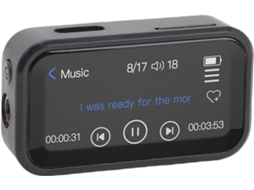 Leitor De Mp3 Bluetooth, Tela Sensível Ao Toque 1,47 Polegadas, 32 Gb