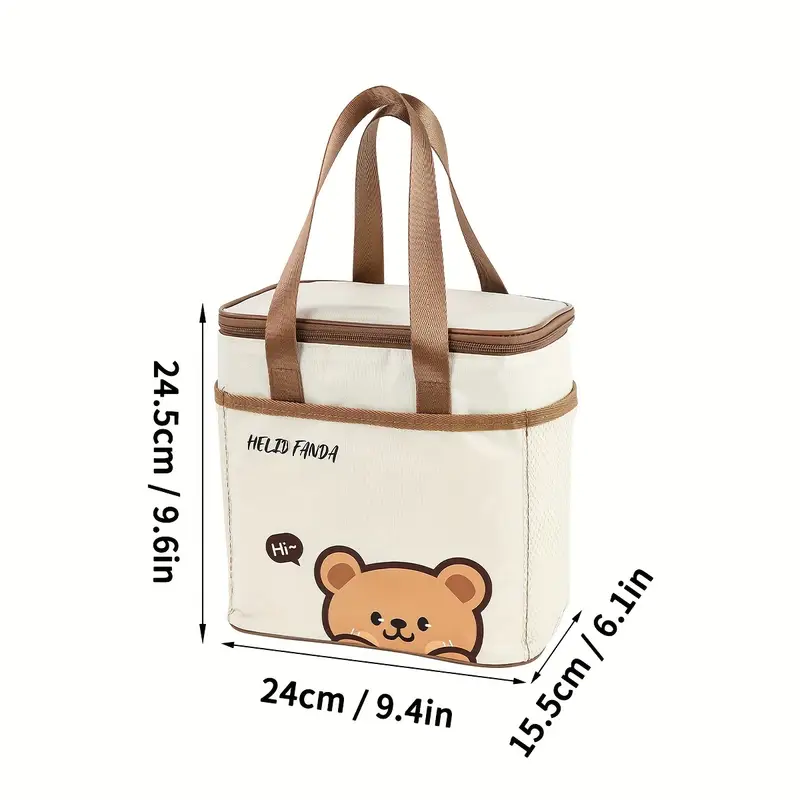 Bolsa Térmica Portátil De Grande Capacidade Para Lancheira, Bolsa Portátil À Prova De Poeira E Água, Adequada Para Estudantes E Adultos Slowmoose