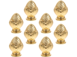 Conjunto De 8 Peças Para Decoração De Luminária De Chão, Acessórios Para Luminária Com Acabamento Dourado