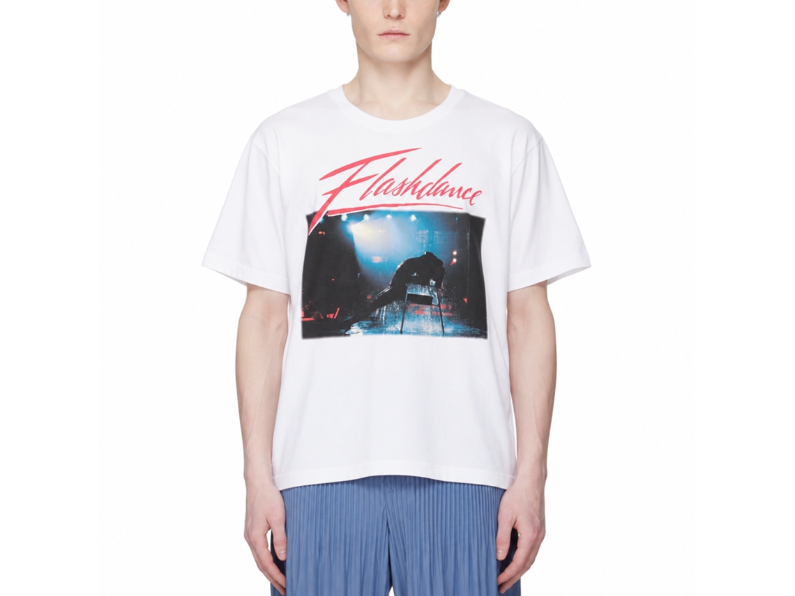 Rockinstone Flashdance Chair Scene White T-shirt Size:m