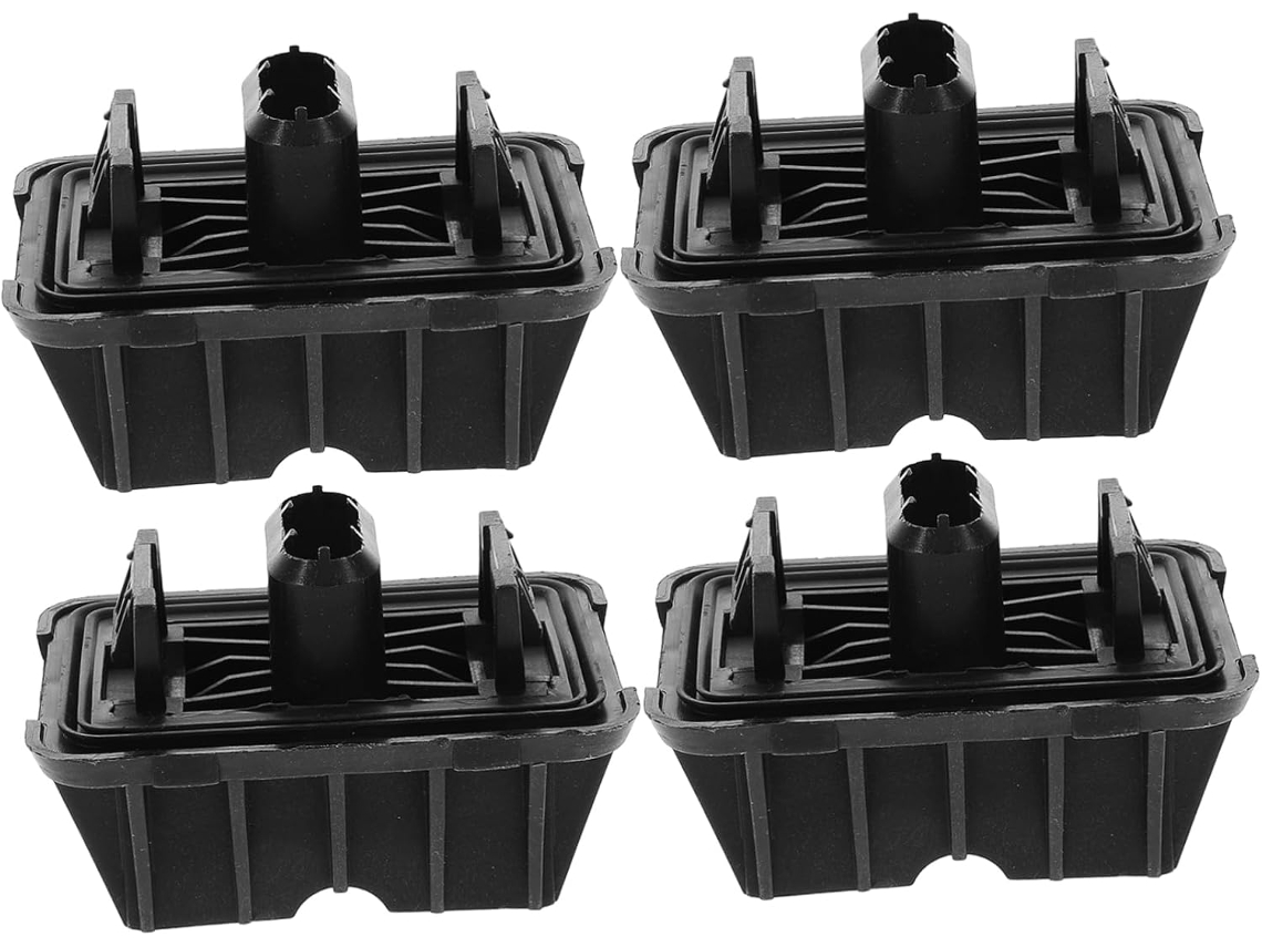 Conjunto De 4 Almofadas De Borracha Para Elevação, Acessórios Para Macaco De Carro, Robustas, Antiderrapantes E Universais.