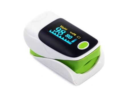 Digitação Saturação Do Sangue Oxigênio Pulso Tela Oled Portátil Para Casa Verde Jc Jiuchuang