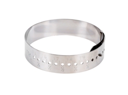 Medidor Pulseira Aço Inox Ajustável 15 23cm