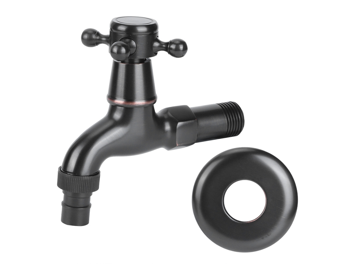 Torneira de parede com duas saídas G1/2 MARCA