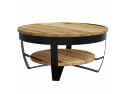 Conjunto 1 Mesa De Centro Vidaxl Marrom Madeira (65 X 32 X 65 Cm)