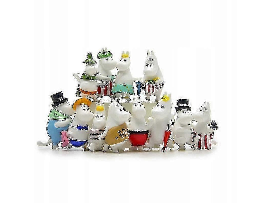 Conjunto De 12 Figuras Do Moomin, Colecionáveis, Para Exibição